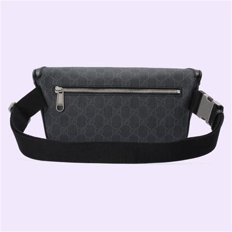 marsupio nero gucci|Marsupio GG misura grande in Supreme nero .